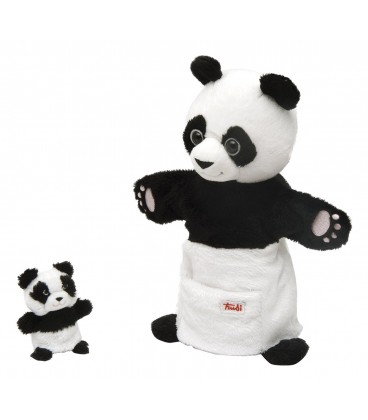 Trudi handpop panda met baby