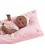 Berbesa pasgeboren-donkere pop-roze deken