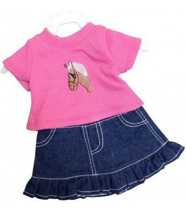 Poppen Rok met Shirt | Mini Mommy | 29-32cm Poppen Rok met Shirt | Mini Mommy | 29-32cm