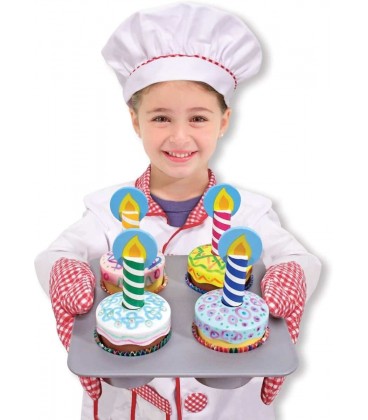 Melissa & Doug Houten Eten Speelset Cupcakes Maken