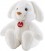 Knuffel konijn Coniglio 88 Cm | kleur Wit | Zachte knuffel | Trudi