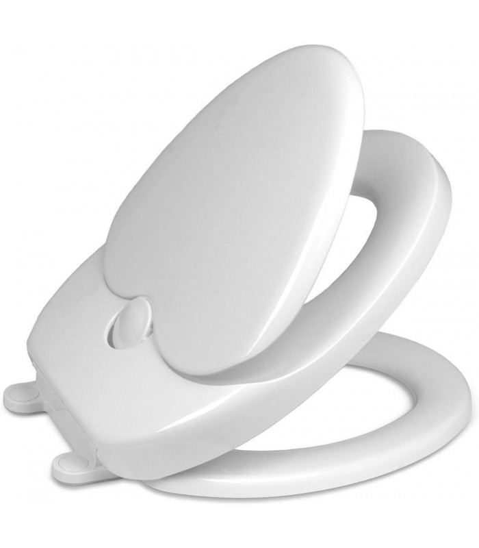 Spanning merknaam schattig WC Bril met verkleiner | Toiletbril Softclose | Universeel bruikbaar