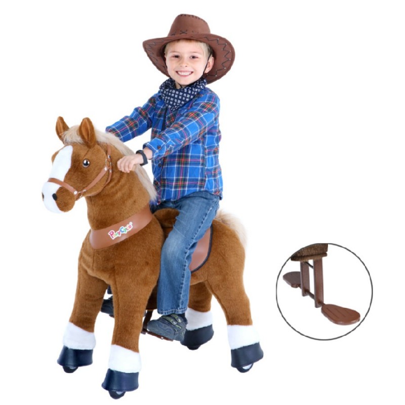 Versnipperd getuige Zeeziekte Ponycycle Bruin Paard U324 voor kinderen van 3 tot 5 jaar