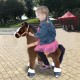 Ponycycle donkerBruin Paard U321 voor kinderen van 3 tot 5 jaar