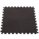 Puzzelmat met 4 Zwarte Tegels - 120 x120 cm - Eva Foam