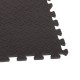 Puzzelmat met 4 Zwarte Tegels - 120 x120 cm - Eva Foam