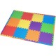 Puzzelmat met verschillende kleuren | Inclusief randen | 120 x 90 cm