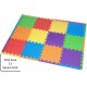 Puzzelmat met verschillende kleuren | Inclusief randen | 120 x 90 cm