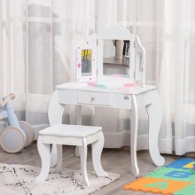 Kinderkaptafel met 3 spiegels | Degelijke uitvoering