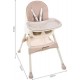 Kinderstoel 3 in 1 Verstelbaar - Kinderzitje - Licht Roze