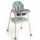Kinderstoel 3 in 1 Verstelbaar - Stoel en tafel - Kleur Groen