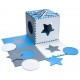 Babyduck puzzelmat 180 x 180 cm | Kleuren: Blauw, Wit Grijs