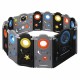 Baby Vivo box Neo zwart - grondbox - speelbox- playpen-kruipbox- kunststof 14 elementen