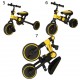 Driewieler Trike Fix V4 | Met luifel | inklapbaar | Kleur Geel/Zwart